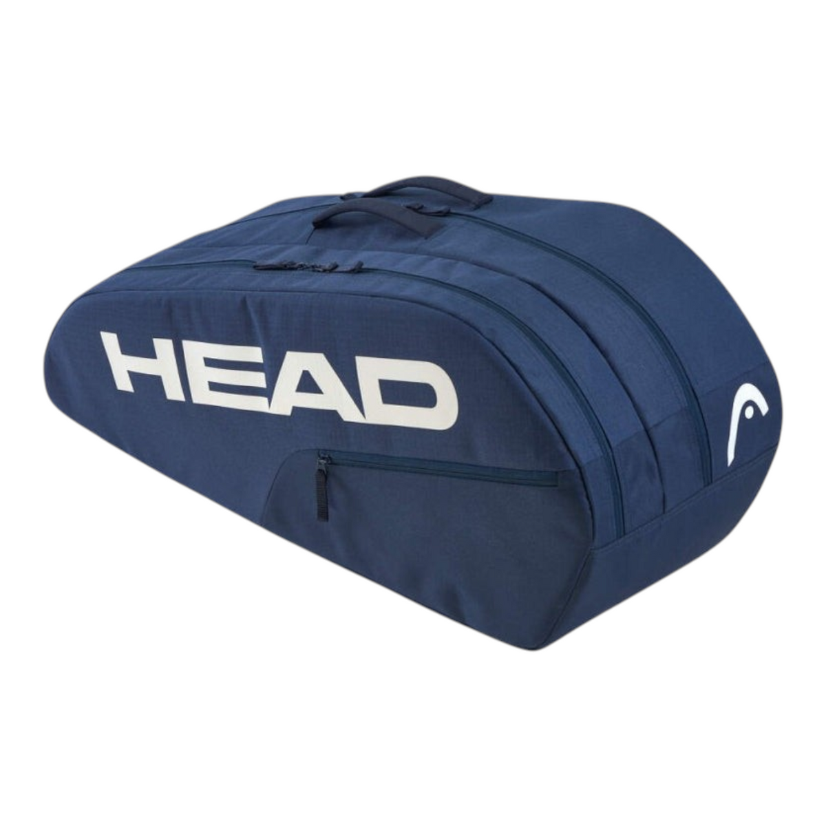 Raquetero Radach Sports Head Base M azul marino con capacidad para 6 raquetas, diseño ergonómico y resistente.