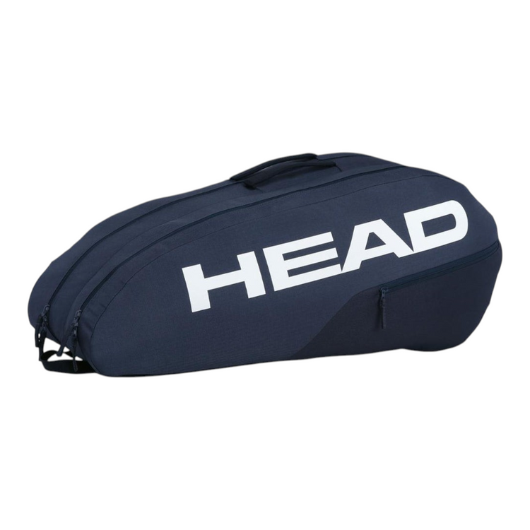 Raquetero Radach Sports Head Base M en color azul marino con capacidad para 6 raquetas y logo blanco lateral