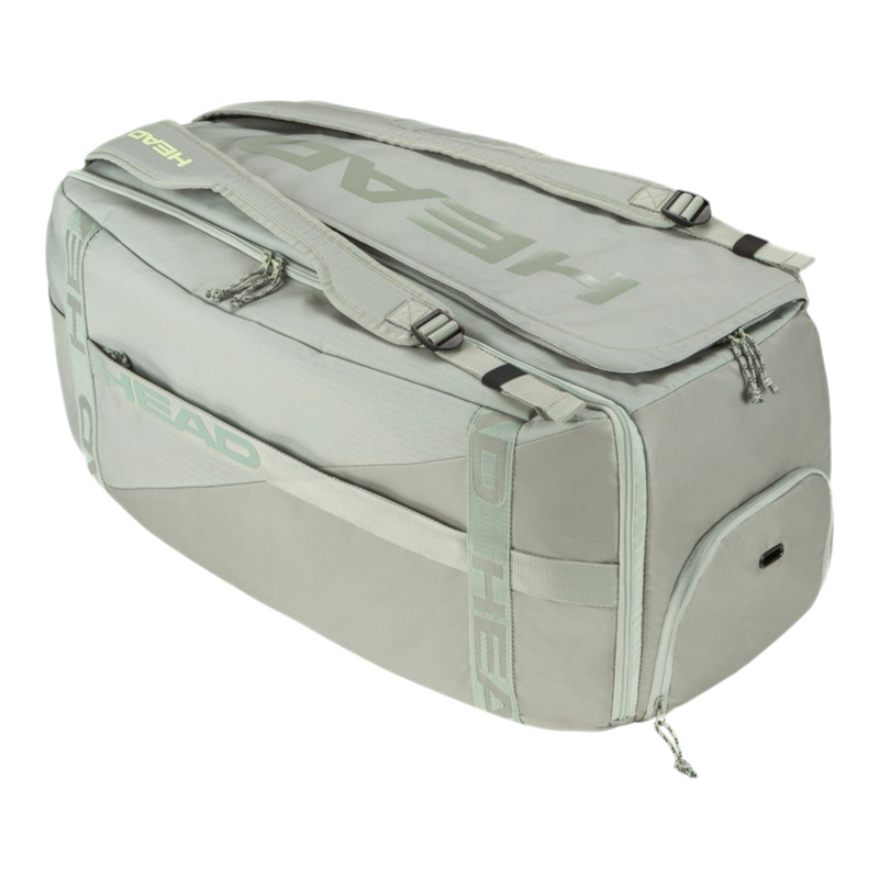 Raquetero Radach Sports Head Pro Duffle Bag L en color gris con compartimentos aislados para raquetas de tenis