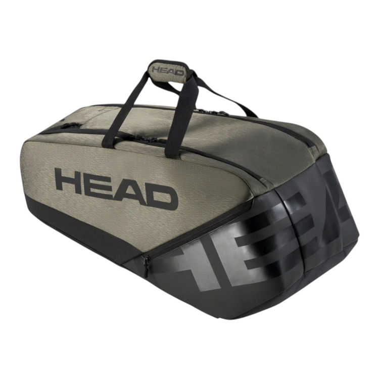Raquetero Radach Sports Head Pro X L TYBK color gris y negro con capacidad para 9 raquetas y tecnología CCT+