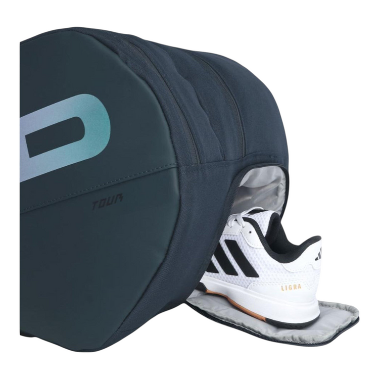 Raquetero Radach Sports Head Tour L azul marino con compartimento para zapatillas de tenis visible