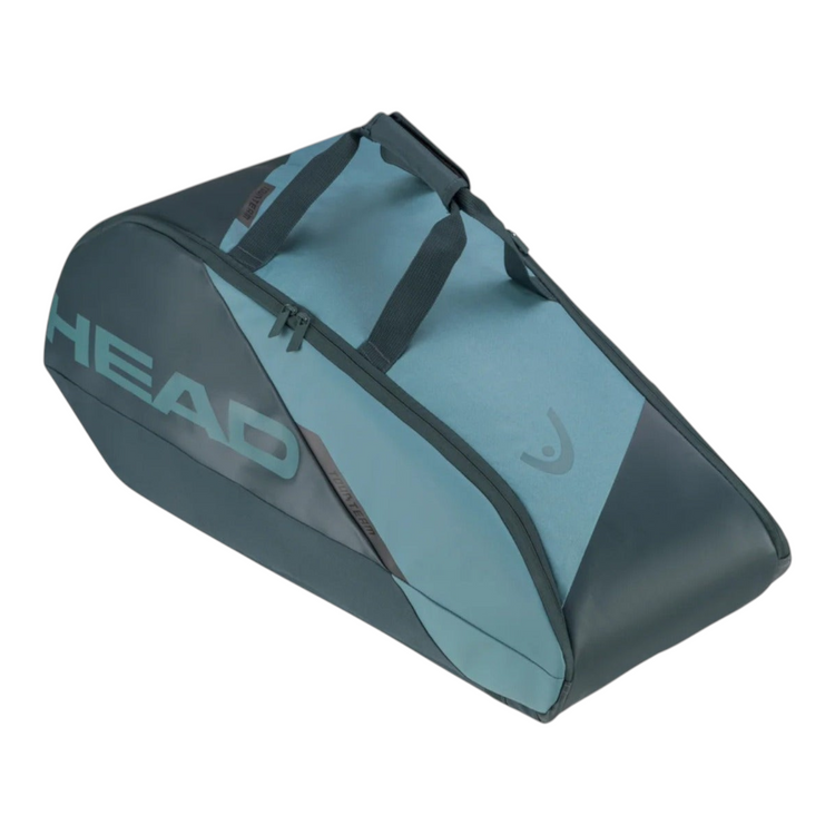 Raquetero Radach Sports Head Tour L en tonos azul y gris con compartimento térmico para raquetas de tenis