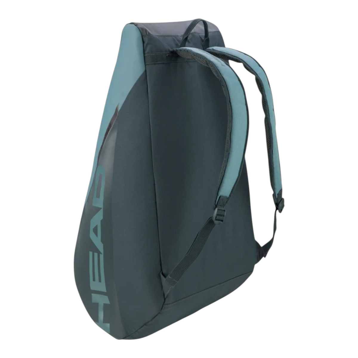 Raquetero Radach Sports Head Tour L en color gris y azul con correas acolchadas tipo mochila para tenis