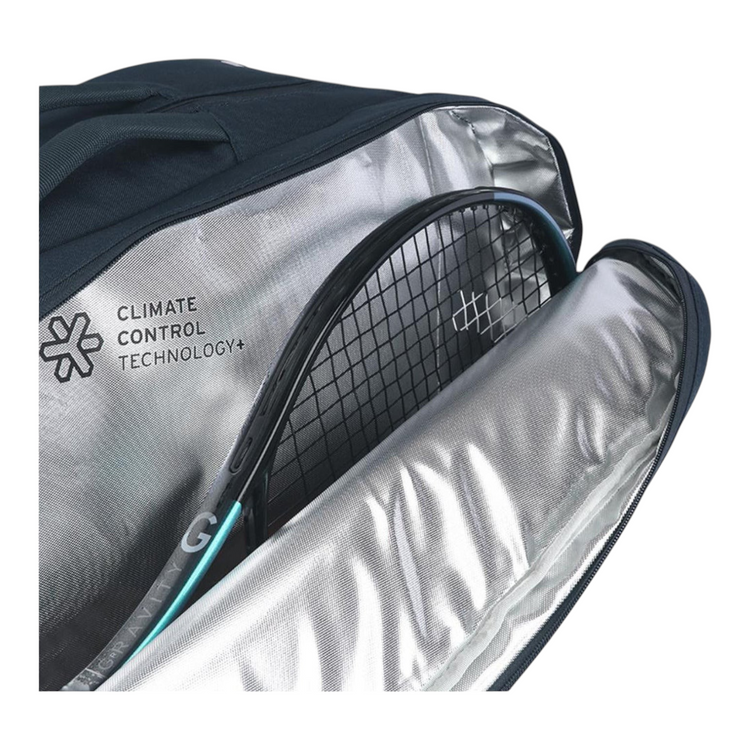 Raquetero Radach Sports Head Tour L azul marino con compartimento térmico CCT+ para proteger raquetas de tenis