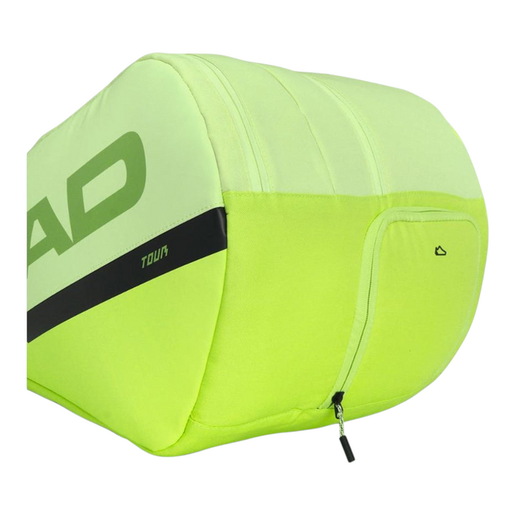 Raquetero Radach Sports Head Tour Extreme L en verde fosforescente con compartimento térmico y diseño moderno