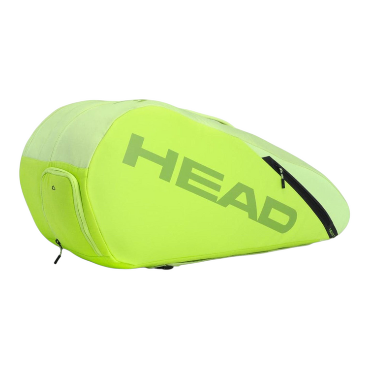 Raquetero Radach Sports HEAD Tour Extreme L en color verde fosforescente con capacidad para 9 raquetas y diseño moderno