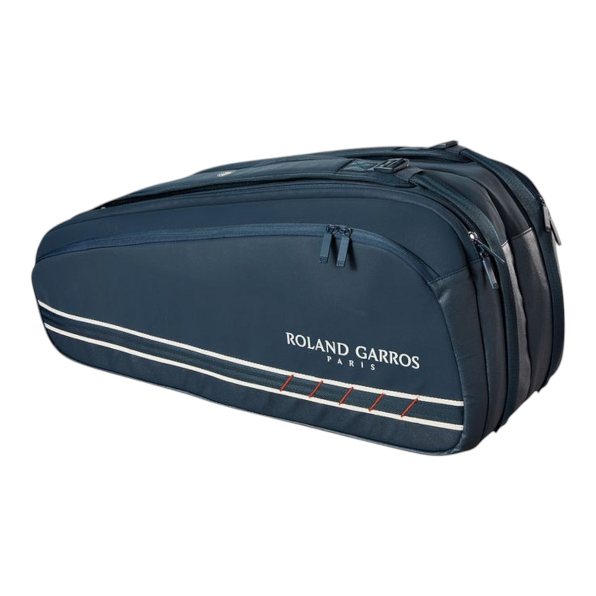 Raquetero Radach Sports Wilson Super Tour 9pk Roland Garros azul marino con compartimento térmico y diseño elegante