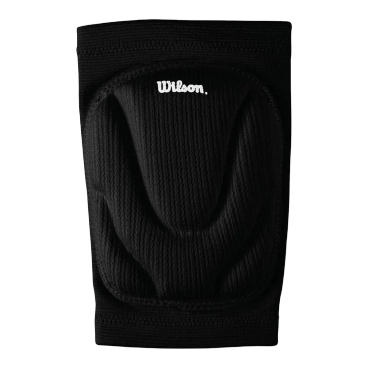 Rodilleras de voleibol Radach Sports Wilson en color negro con acolchado protector y logo blanco