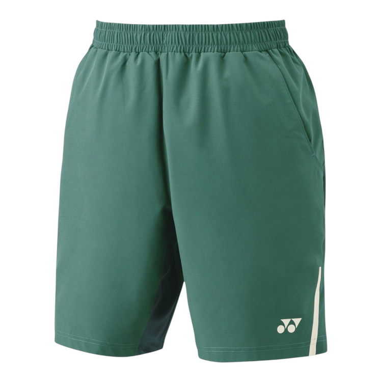Shorts deportivos Radach Sports Yonex Pro Tour 15163EX en color verde oliva con tecnología de secado rápido