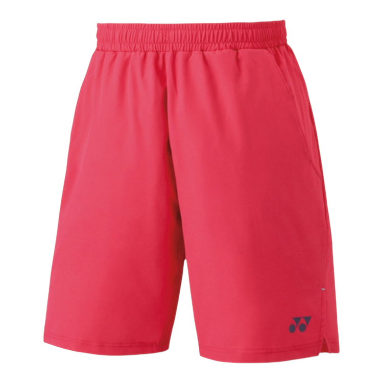 Shorts deportivos Radach Sports Yonex 15165EX en color rosa geranio con tecnología VeryCool y ajuste atlético
