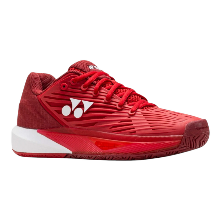 Tenis de tenis Radach Sports Yonex Eclipsion 5 para dama en color rojo tango con tecnología de amortiguación