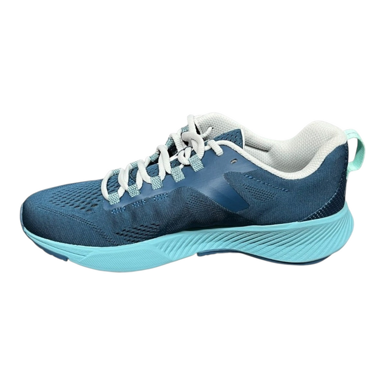 Tenis de running Radach Sports Yonex Saferun Fitjog para mujer en color azul profundo con suela celeste
