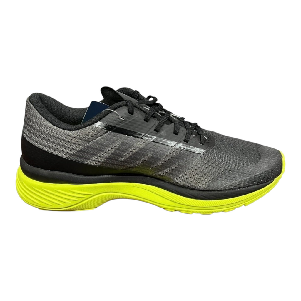 Tenis de correr Radach Sports Yonex Saferun 100x para hombre en color negro con suela de amortiguación amarilla