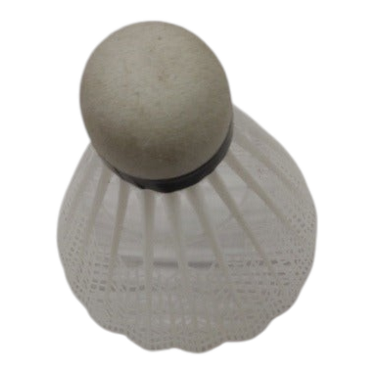 Volante de bádminton Radach Sports de plástico blanco con base de corcho, paquete de 5 unidades