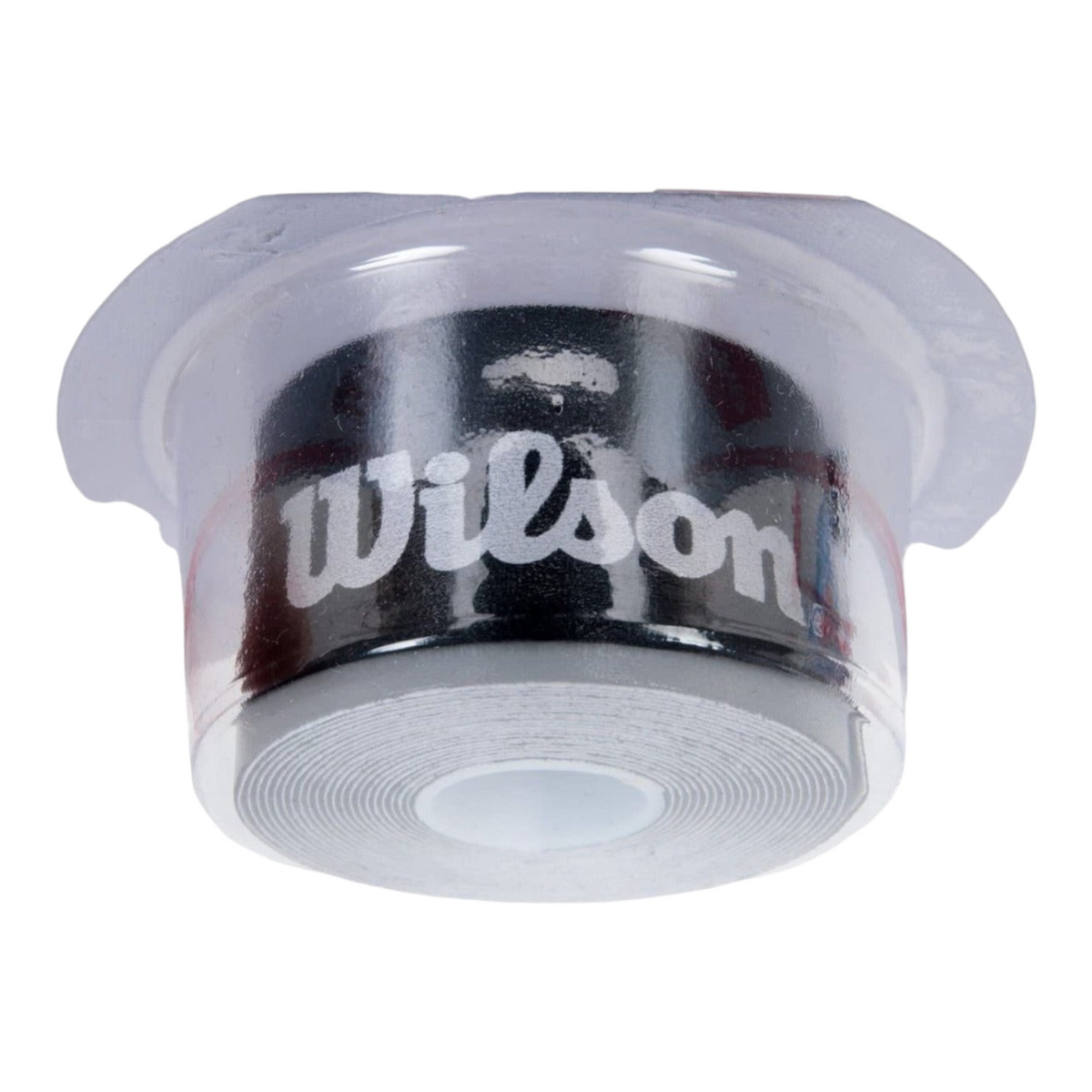 Cinta protectora Wilson Racket Saver para raquetas, accesorio adhesivo negro con logo blanco de Radach Sports
