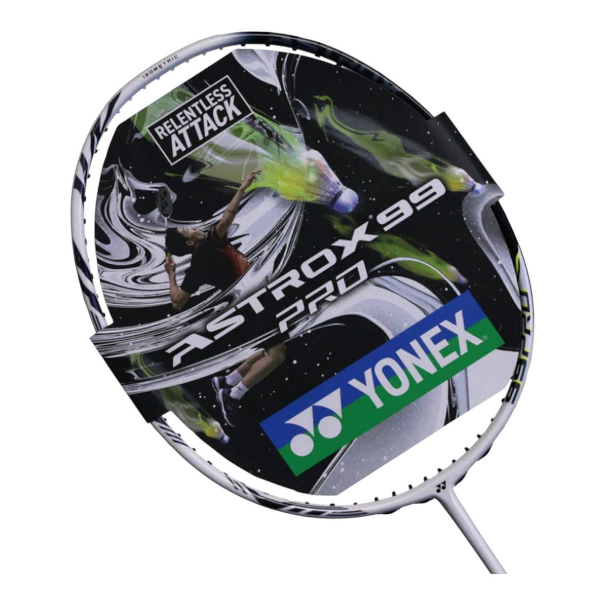 Raqueta de bádminton Radach Sports Yonex Astrox 99 Pro White Tiger con diseño profesional y balance en la cabeza