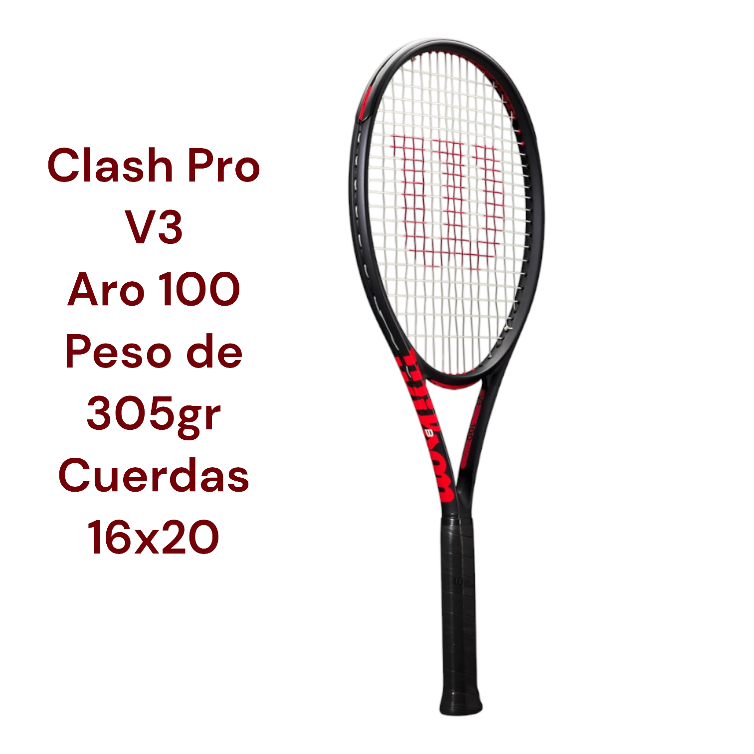 Raqueta De Tenis Wilson Clash Pro V3.0 305gr