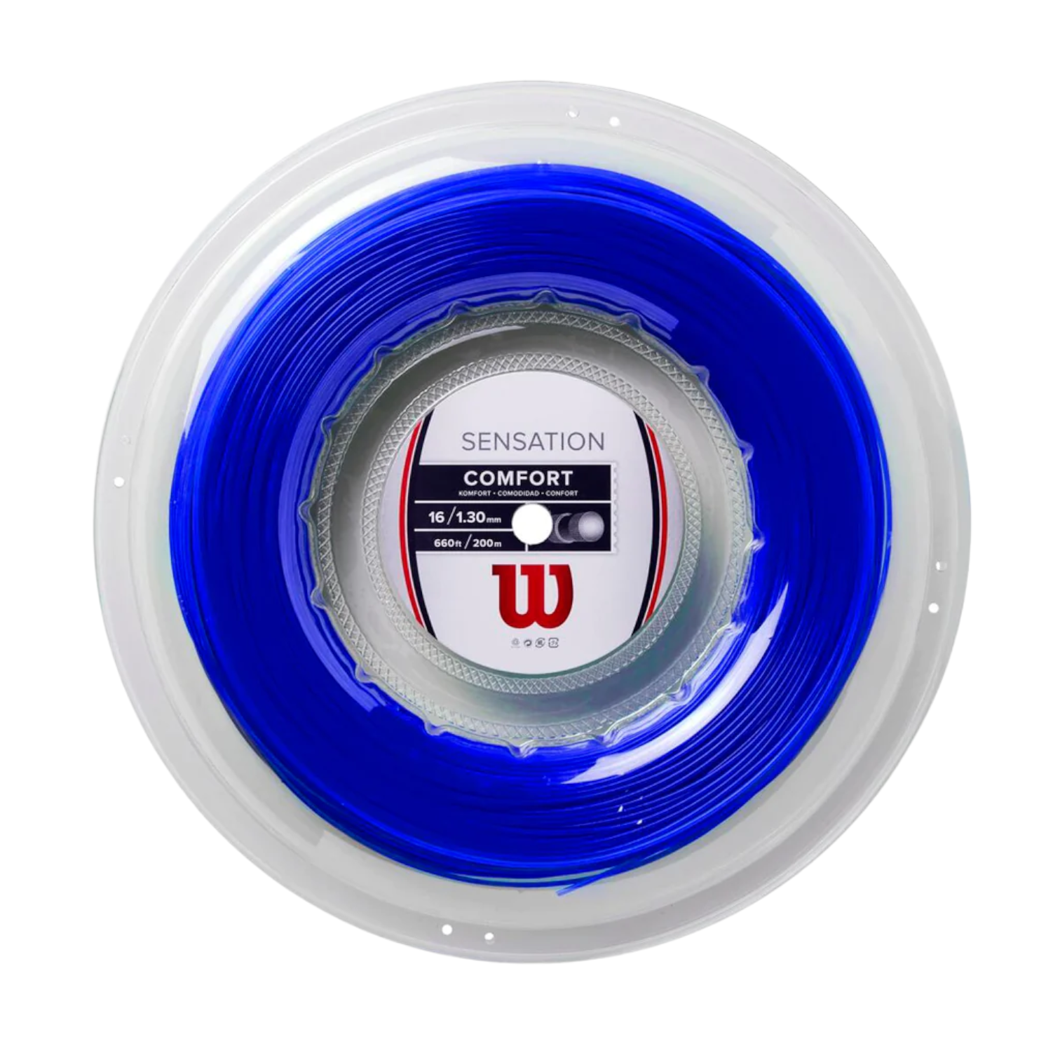 Rollo De Cuerda de raqueta Wilson Sensation 16 Blue