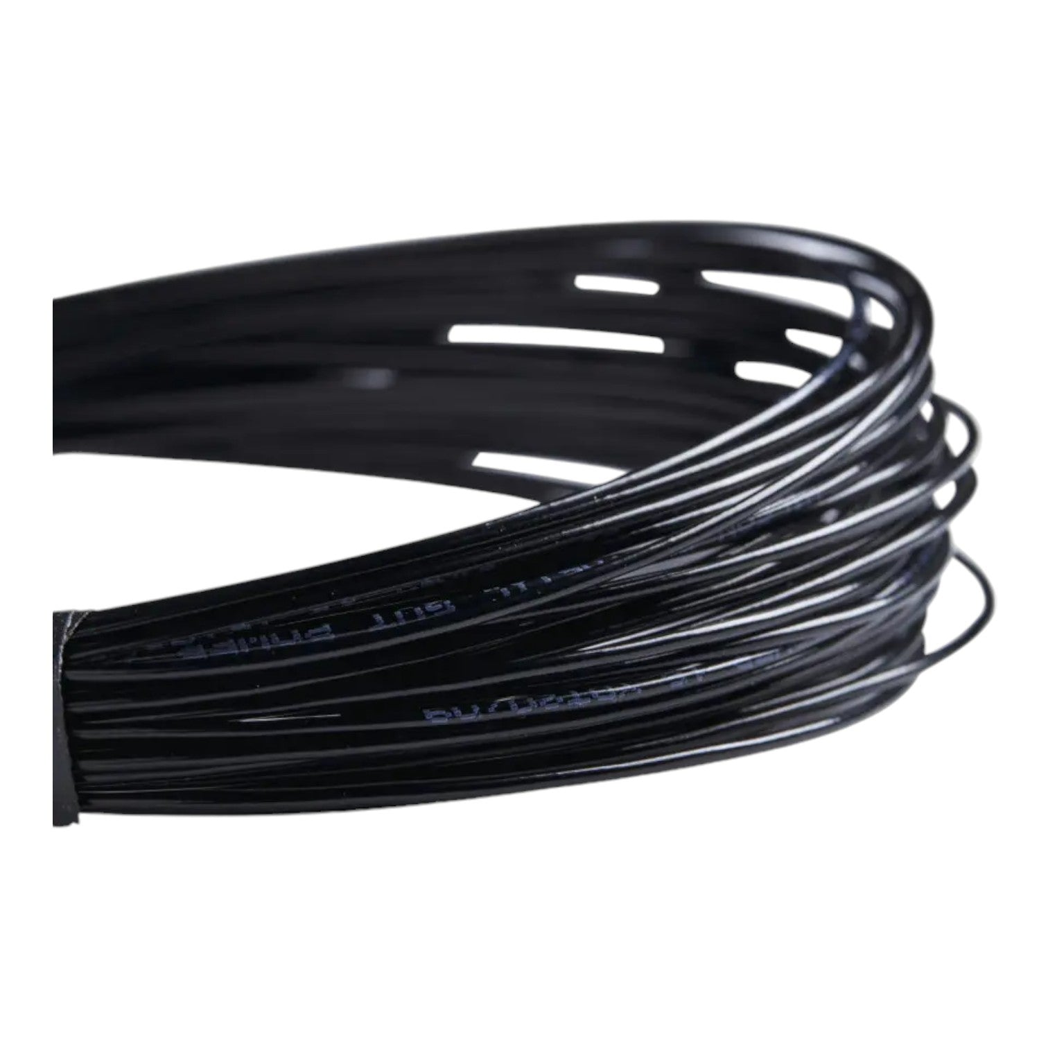 Set de cuerda de raqueta Wilson Synthetic Gut Power Negra